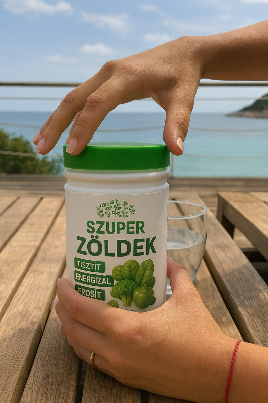 Friss mikrozöldek tálban