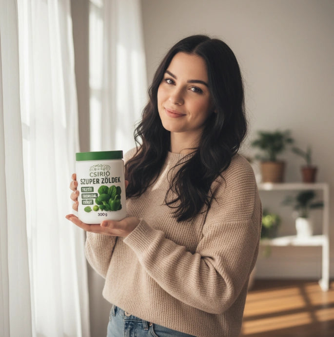 Friss mikrozöldek tálon